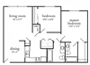 2 bed 2 bath premium Floor Plan 2 bed 2 bath premium Floor Plan at Meadow View Apartments and Townhomes, Springboro